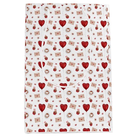 Sac cadeau design Saint-Valentin (Devant)