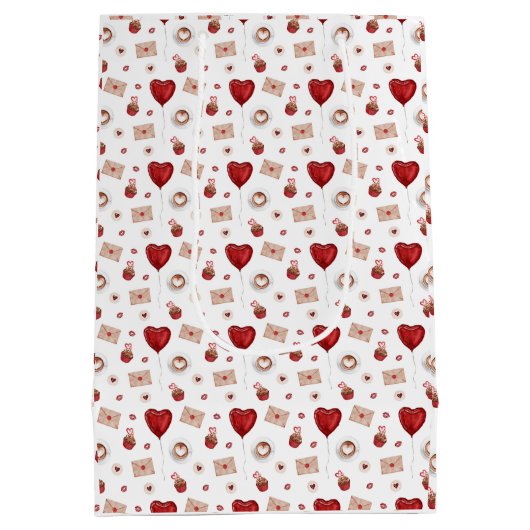 Sac cadeau design Saint-Valentin (Dos)