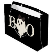 Sac cadeau d'Halloween mignonne - Fantôme "Boo" av (Dos Angle)