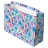Sac cadeau d'impression florale (Dos Angle)