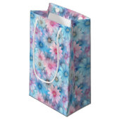 Sac cadeau d'impression florale (Devant Angle)