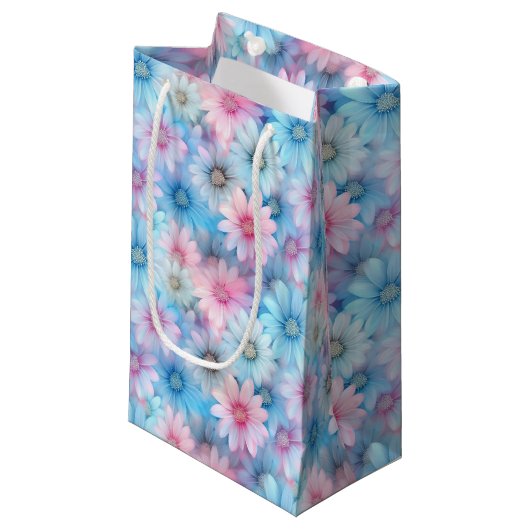 Sac cadeau d'impression florale (Devant Angle)