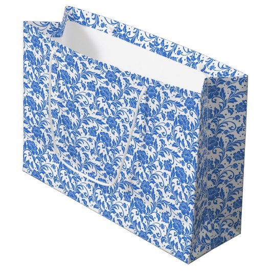Sac cadeau d'impression florale (Devant Angle)