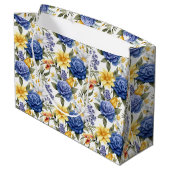 Sac cadeau d'impression florale (Dos Angle)