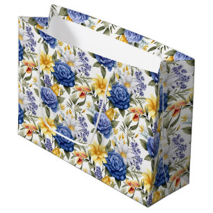 Sac cadeau d'impression florale
