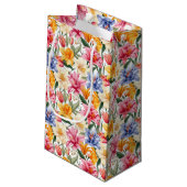 Sac cadeau d'impression florale (Dos Angle)