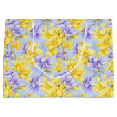 Sac cadeau d'impression florale (Devant)