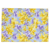 Sac cadeau d'impression florale (Dos)