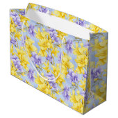 Sac cadeau d'impression florale (Dos Angle)