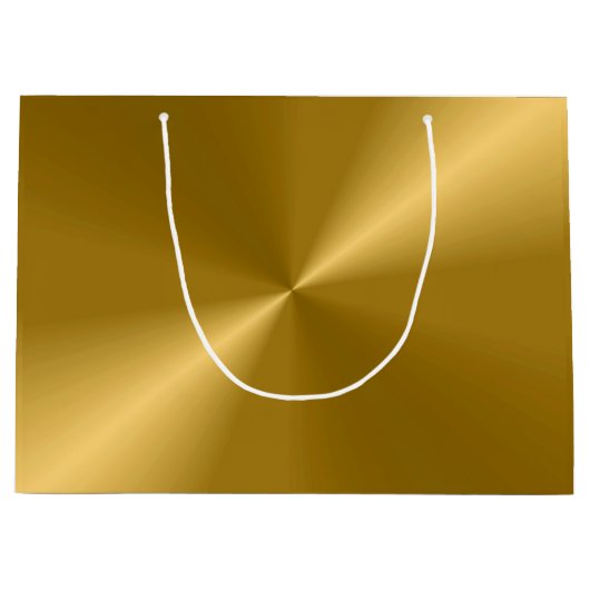 Sac cadeau d'impression or (Devant)