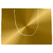 Sac cadeau d'impression or (Dos)