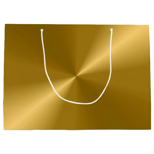 Sac cadeau d'impression or (Dos)