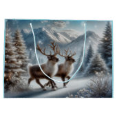 Sac cadeau Donner et Blitzen (Dos)