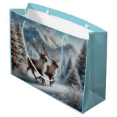 Sac cadeau Donner et Blitzen (Dos Angle)