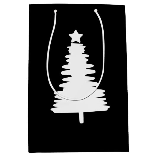 Sac cadeau Doodle Christmas Tree (Devant)