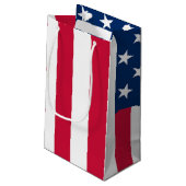 Sac Cadeau Drapeau Américain (Dos Angle)