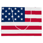 Sac Cadeau Drapeau Américain Patriotique (Dos)