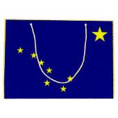 Sac cadeau drapeau de l'Alaska (Dos)