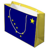 Sac cadeau drapeau de l'Alaska (Dos Angle)