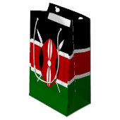 Sac cadeau Drapeau Kenya, Patriotique Kenya (Devant Angle)