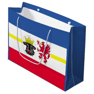 Sac Cadeau Drapeau Mecklembourg-Poméranie occidentale Grand C