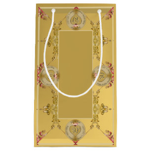 Sac cadeau du 50e ou 1er anniversaire Mariage