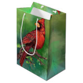 Sac cadeau du Cardinal du Nord (Devant Angle)