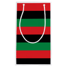 Sac cadeau du drapeau panafricain