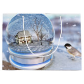 Sac cadeau du Globe de snowflake (Devant)