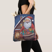 Sac cadeau du Père Noël | (De près)
