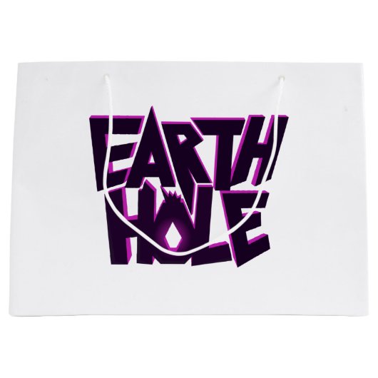 Sac cadeau Earth Hole (Devant)