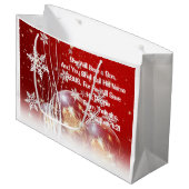 Sac Cadeau Écriture Naissance De Jésus (Devant Angle)