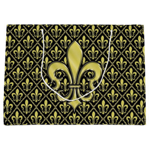 Sac cadeau Elelgant Fleur de Lis Design