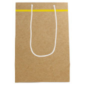 Sac cadeau éléphant et fleurs moyen (Dos)