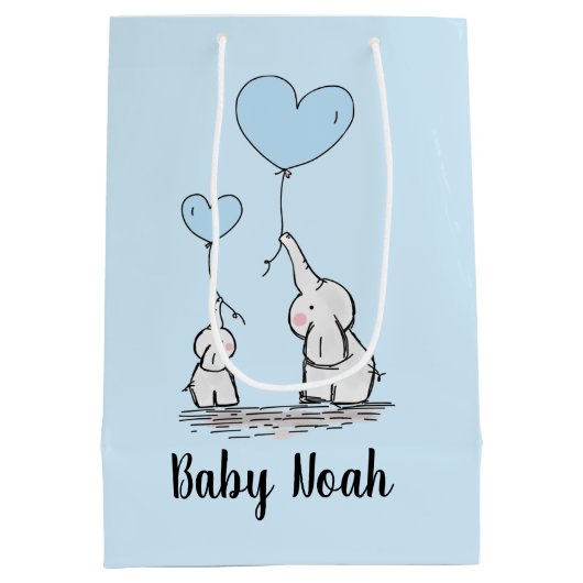 Sac cadeau Elephant Love (Dos)