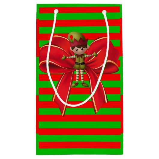 Sac cadeau Elfe de Noël (Dos)