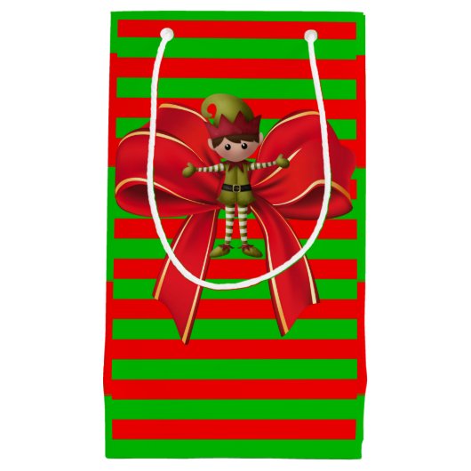 Sac cadeau Elfe de Noël (Devant)