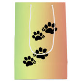 Sac cadeau - Empreintes de pattes polydactyles (Dos)