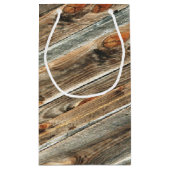 Sac cadeau en bois de l'Ouest (Dos)