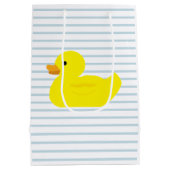 Sac cadeau en caoutchouc Bleu Canard (Dos)