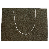 sac cadeau en cuir noir (Dos)