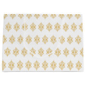 Sac cadeau en dentelle blanche (Devant)