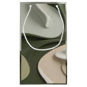 Sac cadeau en graphisme abstrait élégant (Dos)