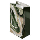 Sac cadeau en graphisme abstrait élégant (Devant Angle)