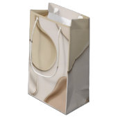 Sac cadeau en graphisme abstrait élégant (Dos Angle)