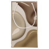 Sac cadeau en graphisme abstrait élégant (Dos)