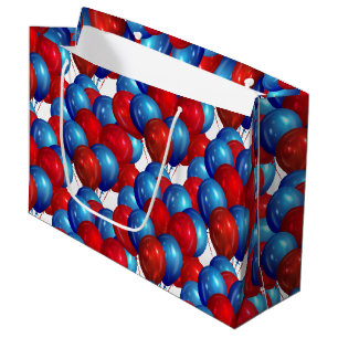Sac cadeau en papier ballons