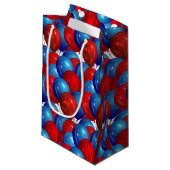 Sac cadeau en papier ballons (Devant Angle)