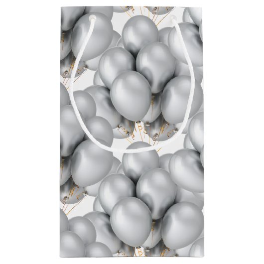Sac cadeau en papier ballons (Dos)