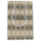 Sac cadeau en papier élégant de taille moyenne (Devant)